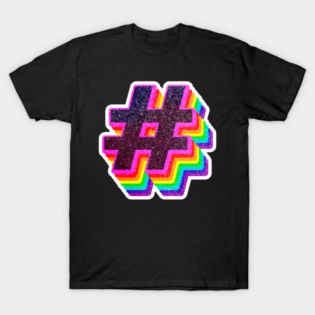 Hashtag T-Shirt by Delta Zero Seven